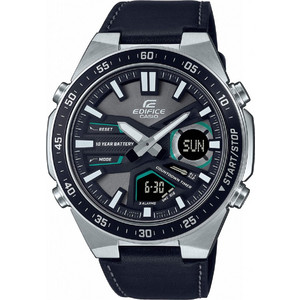 Casio Edifice Ανδρικό Ρολόι Χρονογράφος με Μαύρο Δερμάτινο Λουράκι EFV-C110L-1AVEF Casio Edifice Ανδρικό Ρολόι Χρονογράφος με Μαύρο Δερμάτινο Λουράκι EFV-C110L-1AVEF