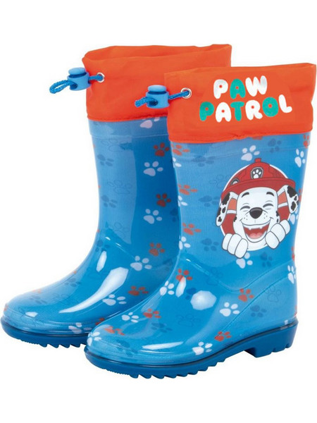ΠΑΙΔΙΚΕΣ ΜΠΟΤΕΣ ΒΡΟΧΗΣ PAW PATROL PVC/TEXTILE ΜΠΛΕ (PW14829)