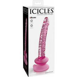 Pipedream Icicles No 86 Γυάλινο Dildo 17cm Ροζ