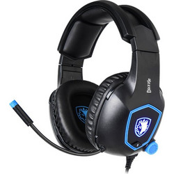 Sades Dazzle Gaming Headset Over Ear Black Blue