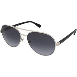 Kate Spade Averie/S 010/9O Γυναικεία Γυαλιά Ηλίου Aviator Κοκάλινα Μεταλλικά Ασημί με Μαύρο Degradee Φακό