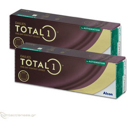 Alcon & Ciba Vision Dailies Total 1 Astigmatic Ημερήσιοι Φακοί Επαφής Αστιγματικοί 90τμχ