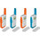 Motorola Talkabout T42 Quad Pack White Orange Blue