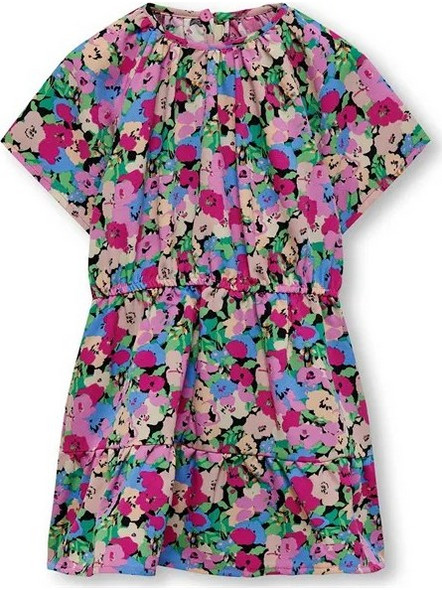 Kids Only Παιδικό Φόρεμα Floral Ροζ Πολύχρωμο 15285240