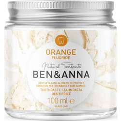 Ben & Anna Orange Fluoride Οδοντόκρεμα για Ευαίσθητα Δόντια Χωρίς Φθόριο 100ml