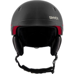 Sinner Titan Matte Black Red Κράνος