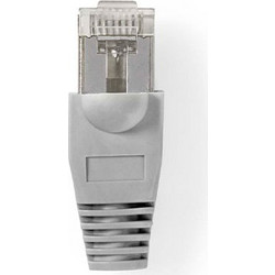 Κονέκτορας CΑΤ 5e FTP RJ45 αρσενικό PVC με καπάκια και επίχρυσες επαφές σε συσκευασία 10 τεμαχίων - 233-2338