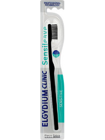 Elgydium Clinic Sensileave Sensitive Soft Toothbrush Οδοντόβουρτσα Μαύρη