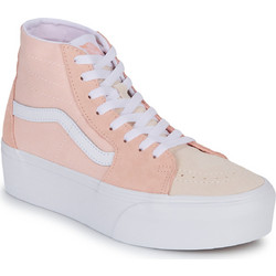 Vans SK8-HI Γυναικεία Sneakers Flatforms Μποτάκια Ροζ VN0A5JMKBOD1