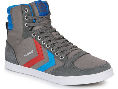 Hummel Slimmer Stadil High Ανδρικά Sneakers Μποτάκια Γκρι 63511-0528