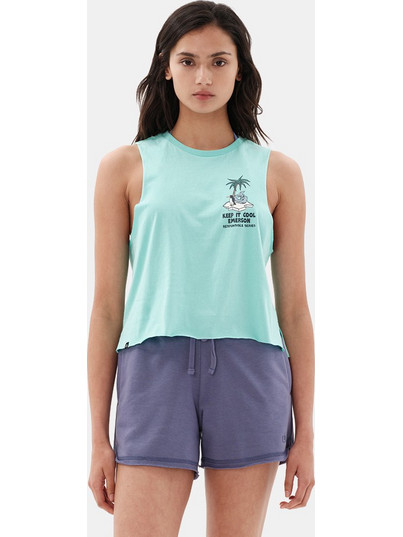 Emerson Γυναικεία Αμάνικη Μπλούζα 231.EW37.114-109 TURQUOISE