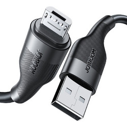 JOYROOM USB CABLE - MICRO USB CHARGING / DATA TRANSMISSION 3A 1M BLACK (S-1030M12)
