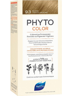 Phyto PhytoColor 9.3 Ξανθό Πολύ Ανοιχτό Χρυσό Φυτική Μόνιμη Βαφή Μαλλιών Χωρίς Αμμωνία 50ml