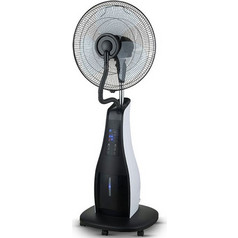 V-Tac 7936 Ανεμιστήρας Δαπέδου Υδρονέφωσης 43cm 80W με Tηλεχειριστήριο