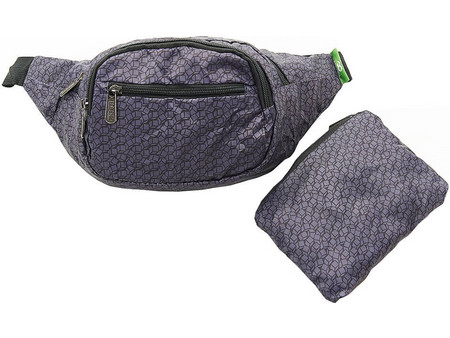 Eco Chic Cubes Τσαντάκι Μέσης Μαύρο