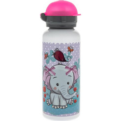 Polo Laken Elephant Παιδικό Μπουκάλι Πλαστικό BPA Free Πολύχρωμο 450ml