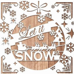 Χαρτοπετσέτες Duni Let It Snow 33x33cm 20 τεμαχίων