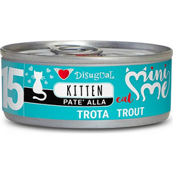 Disugual Mini Me Kitten 15 Pate with Trout 85gr