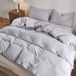 Lino Home Σεντόνι Μονό Βαμβακερό με Λάστιχο 100x200+32 Moderna Light Grey