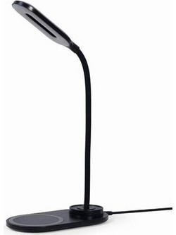 Gembird Desk Lamp With Wireless Charger Black - (TA-WPC10-LED-01)