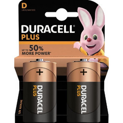 Duracell Plus Power D 2τμχ