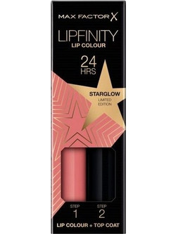 Max Factor Lipfinity Colour & Gloss 080 Starglow Set Long Lasting Liquid Κραγιόν 6ml