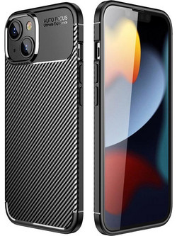 Ancus AutoFocus Carbon Fiber Back Cover Black (iPhone 13 / 14)