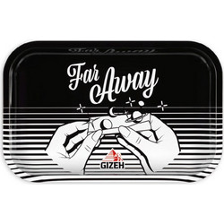 Gizeh Rolling Tray Δίσκος Μαύρο - Small (17x27cm)