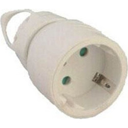 Φις σούκο θηλυκό λευκό 16Α 240V με γείωση KF-GBYC-1 - 147-10039
