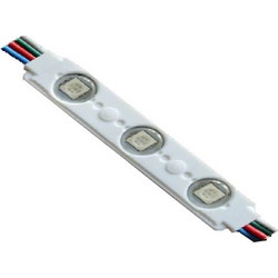 Αλυσίδα με led modules σετ 20τεμ. 0,72W/mod 12VDC RGB εναλλαγής χρωμάτων για φωτισμό επιγραφών - MOD-00105