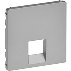 Πλακίδιο πρίζας RJ11 / RJ45 Legrand Valena Life ALUMINIUM - 06-01-755412