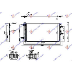 Ψυγειο A/C 1.5 HYBRID-ΒΕΝΖΙΝΗ (620x340x16) Mini Countryman (F60) 16-21 - 696006430