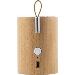 ΗΧΕΙΟ BLUETOOTH DRUM LIGHT GINGKO 5W, ΔΙΑΡΚΕΙΑ 8 ΩΡΕΣ, NATURAL BEECH G020BH