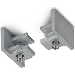 Trio Lighting Duoline Τάπα για Εξαρτήματα Φωτιστικών Τερματική σε Γκρι Χρώμα 703087 4017807471410