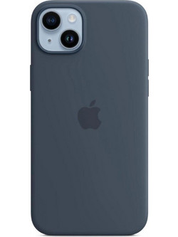 Apple Silicone Case with MagSafe Storm Blue (iPhone 14 Plus)