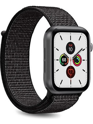 Puro Sport Band Λουράκι Υφασμάτινο Black (Apple Watch 38 / 40 / 41mm)
