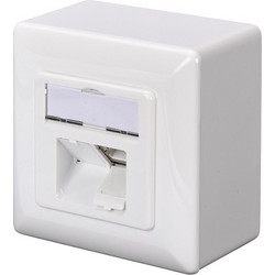 Digitus DN-9007-S-1, Πρίζα Επιτοίχια STP 2*RJ45 CAT6a
