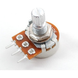 Panel Mount 10K Log Potentiometer (Breadboard Friendly) - 10K Log