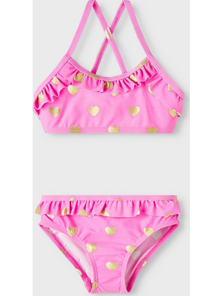 Name It Παιδικό Μαγιό Bikini Set για Κορίτσι Φούξια 13213796