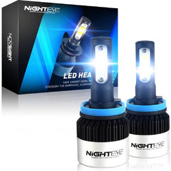 NIGHTEYE λάμπες led 9000lm 6500k h11 A315-S2 72w 2τμχ