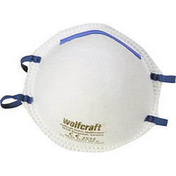 Μάσκα Προστασίας Wolfcraft 4836000 Λευκό πολυπροπυλένιο (3 Μονάδες)