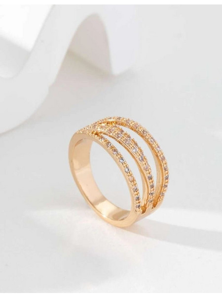 Famous Γυναικείο Δαχτυλίδι Χρυσό S611893-GOLD