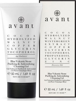 Avant Blue Volcanic Stone Purifying & Antioxidising Cleansing Gel 50ml