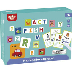 Tooky Toy Μαγνητικό Κουτί Αγγλικό Αλφάβητο