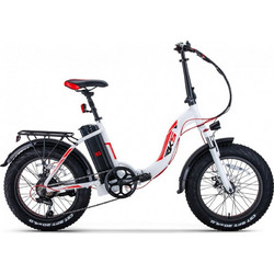 RKS RSI-X Ηλεκτρικό Ποδήλατο Πόλης 20" 250W με 7 Ταχύτητες και Δισκόφρενα Λευκό