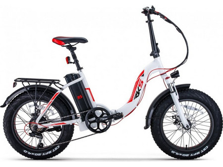 RKS RSI-X Ηλεκτρικό Ποδήλατο Πόλης 20" 250W με 7 Ταχύτητες και Δισκόφρενα Λευκό