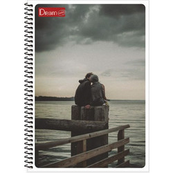 Τετράδιο σπιράλ Dream 17x25cm Couple 1θέμα 60σελίδες