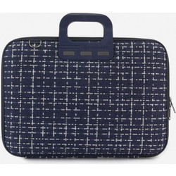 Bombata E00850-11 Τσάντα Laptop Χειρός 15.6" Tweed Blue