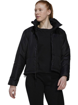 Adidas BSC Insulated Γυναικείο Μπουφάν Χειμωνιάτικο Puffer Κοντό Μαύρο HG8757