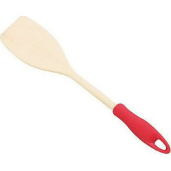 Σπάτουλα Μαγειρικής Ξύλινη Με Λαβή Presto 637216 30cm Red-Natural Tescoma Ξύλο